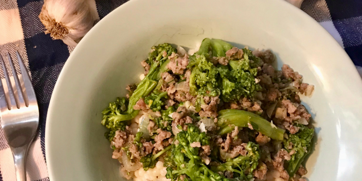 Sausage and Broccoli Bowl